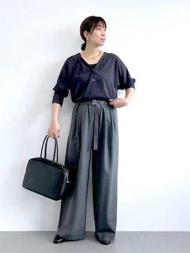 「アイテム（ブーツ）」を使った、あべさん（レディース・159cm・40代）の夏コーディネート