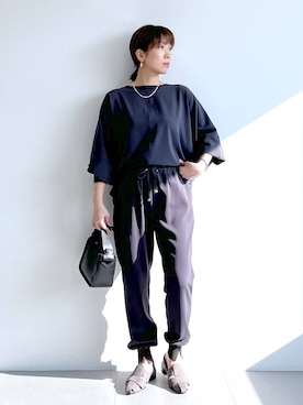 「Mazell（マゼル）のアイテム」を使った、あべさん（骨格ナチュラル・レディース・159cm）の夏コーディネート