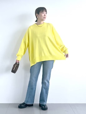 「アイテム（ピアス（両耳用））」を使った、あべさん（レディース・159cm・40代）の秋コーディネート