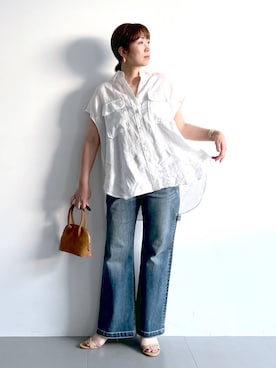 あべさん(レディース・159cm)の夏コーディネート