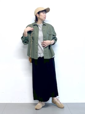 あべさん（レディース・159cm）の冬コーディネート