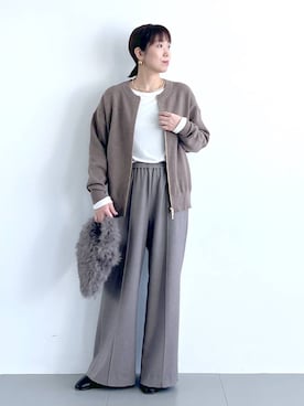 「アイテム（その他小物）」を使った、あべさん（レディース・159cm）の秋コーディネート