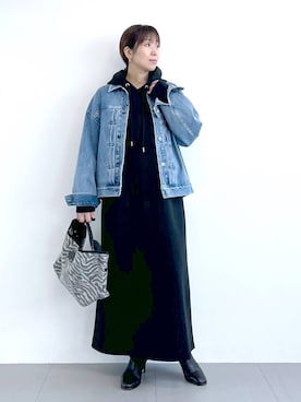 「アイテム（その他小物）」を使った、あべさん（レディース・159cm）の秋コーディネート