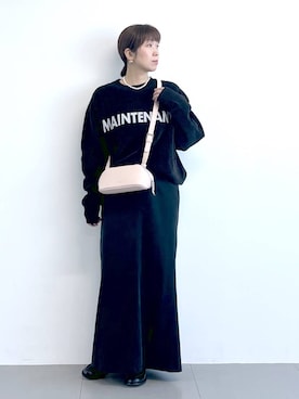 あべさん（レディース・159cm）の冬コーディネート