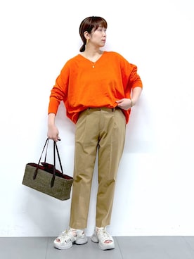 あべさん（レディース・159cm）の春コーディネート