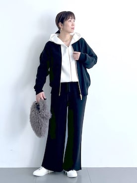 「アイテム（その他小物）」を使った、あべさん（レディース・159cm）の秋コーディネート