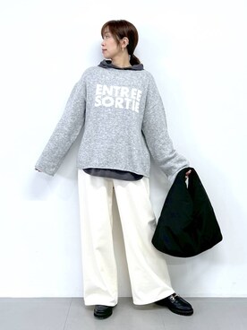 あべさん（レディース・159cm）の秋コーディネート