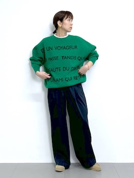 「アイテム（財布/小物）」を使った、あべさん（レディース・159cm・40代）の秋コーディネート