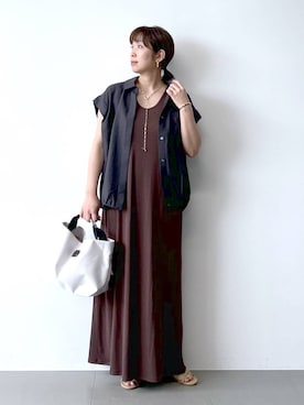 あべさん(レディース・159cm)の春コーディネート