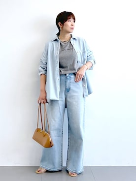 「BARNYARDSTORM（バンヤードストーム）のアイテム（パンツ）」を使った、あべさん（レディース・159cm）の春コーディネート