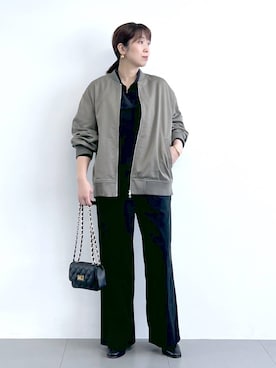 あべさん（レディース・159cm）の冬コーディネート