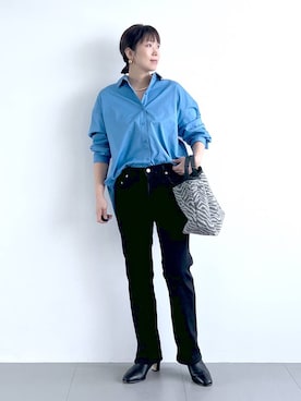 「アイテム（その他小物）」を使った、あべさん（レディース・159cm）の秋コーディネート