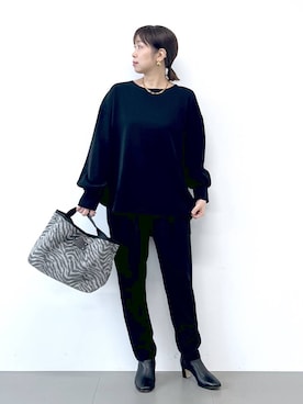 「アイテム（その他小物）」を使った、あべさん（レディース・159cm）の秋コーディネート