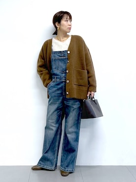 「アイテム（その他小物）」を使った、あべさん（レディース・159cm）の秋コーディネート