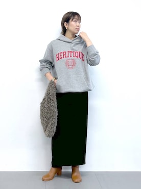 「アイテム（スカート）」を使った、あべさん（レディース・159cm・40代）の夏コーディネート