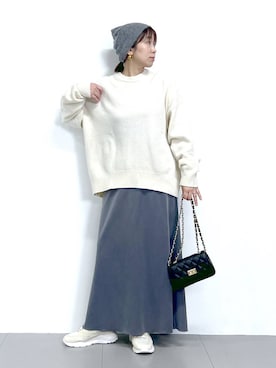 「アイテム（その他小物）」を使った、あべさん（レディース・159cm）の秋コーディネート