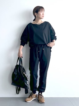 「アイテム（イエロー系）」を使った、あべさん（レディース・159cm・40代）の秋コーディネート