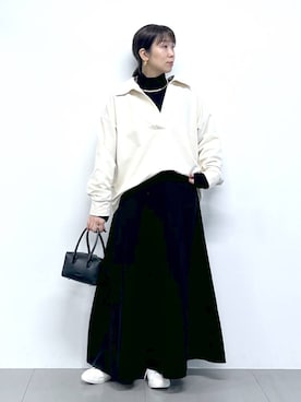 「アイテム（その他小物）」を使った、あべさん（レディース・159cm）の秋コーディネート