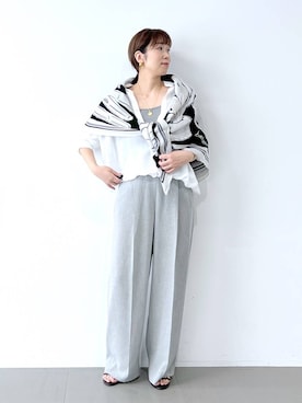 「アイテム（アクセサリー）」を使った、あべさん（レディース・159cm）の春コーディネート