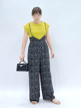 「saloon（サルーン）のアイテム（トップス）」を使った、あべさん（レディース・159cm）の夏コーディネート