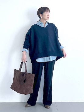 あべさん（レディース・159cm）の冬コーディネート