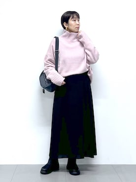 「アイテム（その他小物）」を使った、あべさん（レディース・159cm）の秋コーディネート