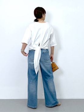 「MILOS（ミロス）のアイテム」を使った、あべさん（骨格ナチュラル・レディース・159cm）の夏コーディネート