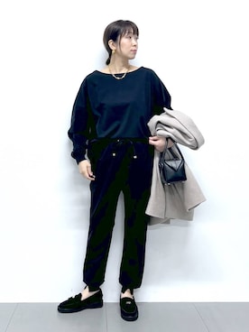 「アイテム（その他小物）」を使った、あべさん（レディース・159cm）の秋コーディネート