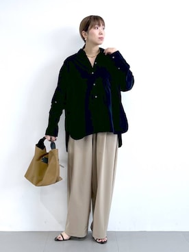「アイテム（アクセサリー）」を使った、あべさん（レディース・159cm・40代）の夏コーディネート