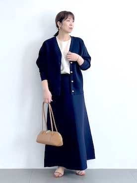 あべさん（レディース・159cm）の冬コーディネート