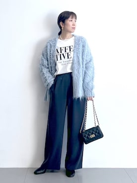 「アイテム（その他小物）」を使った、あべさん（レディース・159cm）の冬コーディネート