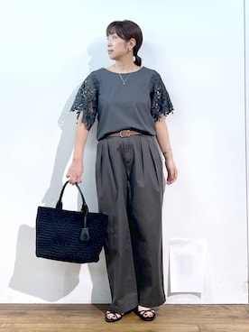 あべさん(レディース・159cm)の夏コーディネート