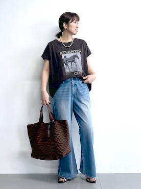 あべさん（レディース・159cm）の夏コーディネート