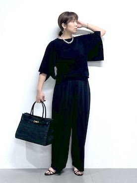 「COTTO（コトゥー）のアイテム」を使った、あべさん（レディース・159cm）の春コーディネート