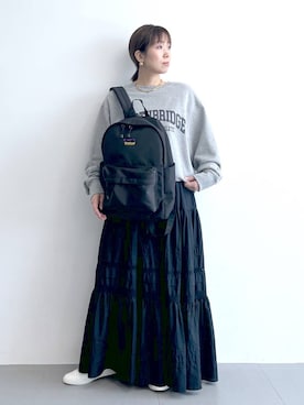 「アイテム（スウェット）」を使った、あべさん（レディース・159cm・40代）の秋コーディネート