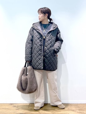 「ピアス」｜あべさん（レディース・159cm）の秋コーディネート