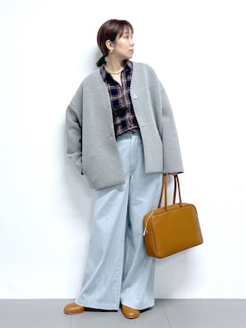 「アイテム（ブルゾン）」を使った、あべさん（レディース・159cm・40代）の秋コーディネート