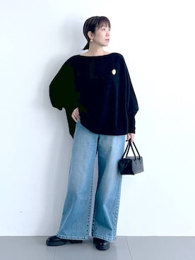 「アイテム（財布/小物）」を使った、あべさん（レディース・159cm・40代）の秋コーディネート