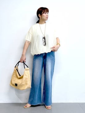 あべさん(レディース・159cm)の夏コーディネート