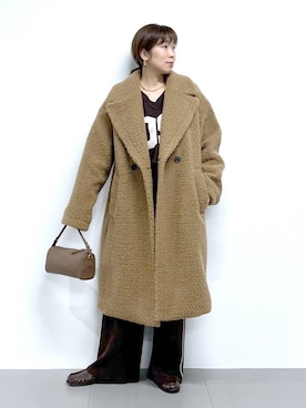 「ピアス」｜あべさん（レディース・159cm）の秋コーディネート