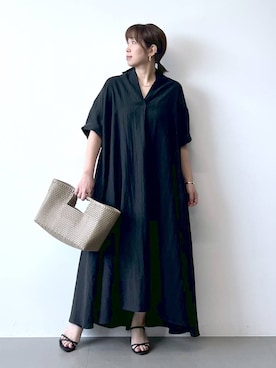 「アイテム（バングル/リストバンド、その他）」を使った、あべさん（レディース・159cm）の春コーディネート