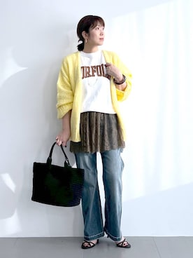 「ピアス」｜あべさん（レディース・159cm）の秋コーディネート
