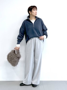 「アイテム（チョーカー）」を使った、あべさん（レディース・159cm・40代）の秋コーディネート