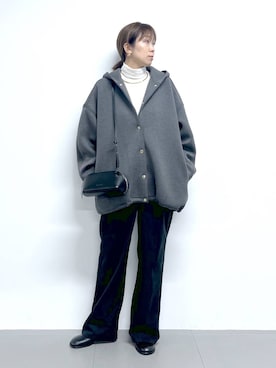 「アイテム（ピアス（両耳用））」を使った、あべさん（レディース・159cm・40代）の秋コーディネート