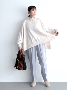 「アイテム（その他小物）」を使った、あべさん（レディース・159cm）の秋コーディネート