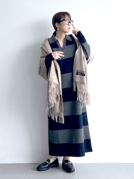 「アイテム（その他小物）」を使った、あべさん（レディース・159cm・40代）の秋コーディネート