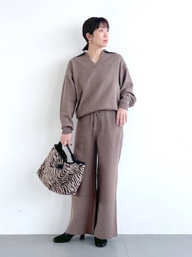 「アイテム（その他小物）」を使った、あべさん（レディース・159cm）の秋コーディネート