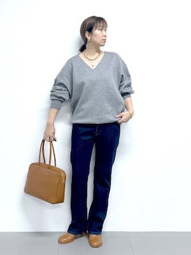 あべさん（レディース・159cm・40代）の秋コーディネート