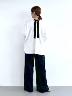 「アイテム（ピアス（両耳用））」を使った、あべさん（レディース・159cm・40代）の夏コーディネート