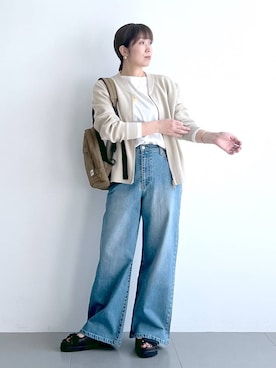 「Drifter（ドリフター）のアイテム」を使った、あべさん（レディース・159cm）の春コーディネート